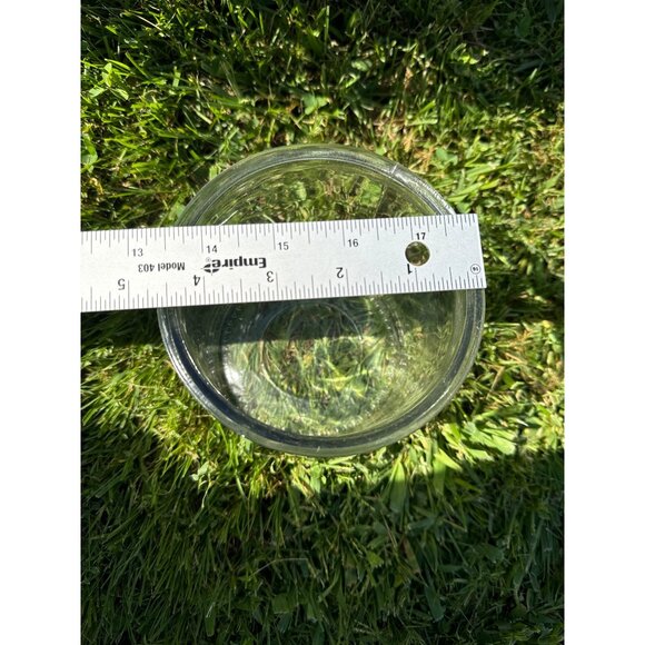 Rustic Boho MCM Bamboo Rattan Whicker & Glass Lantern With Rope Handle 16" Tall - Picture 13 of 15